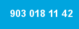 903 018 11 42 903 018 11 42